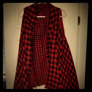 Kimono buffalo plaid